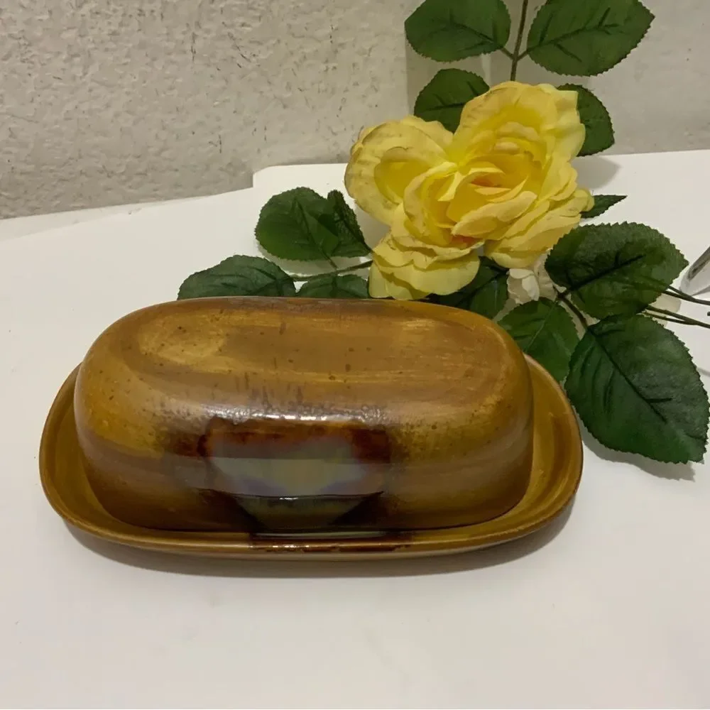 Sango Splash 4951 ¼lb Covered Butter Dish